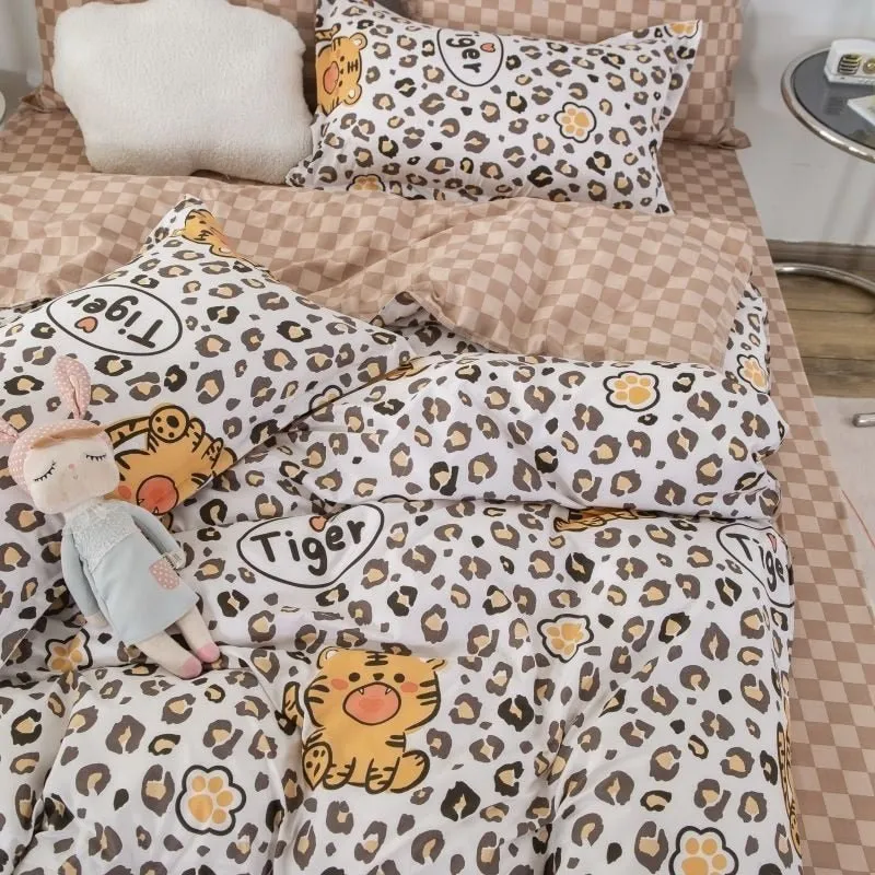 Kawaii Sheets and Pillowcases Quilt Bedding Set