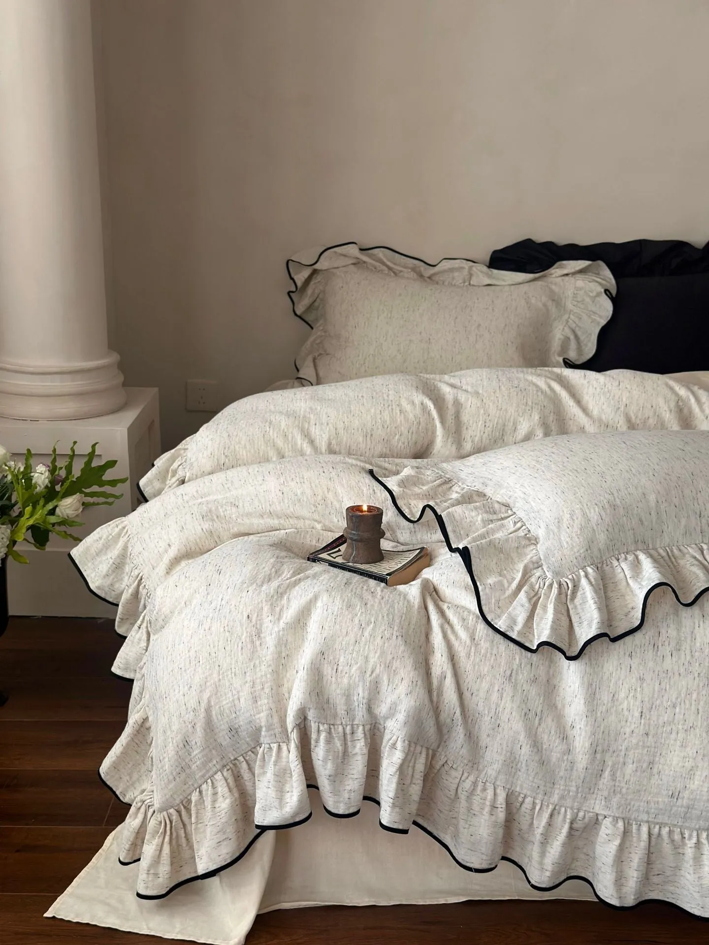 Élise French Ruffled Double Gauze Bedding Bundle