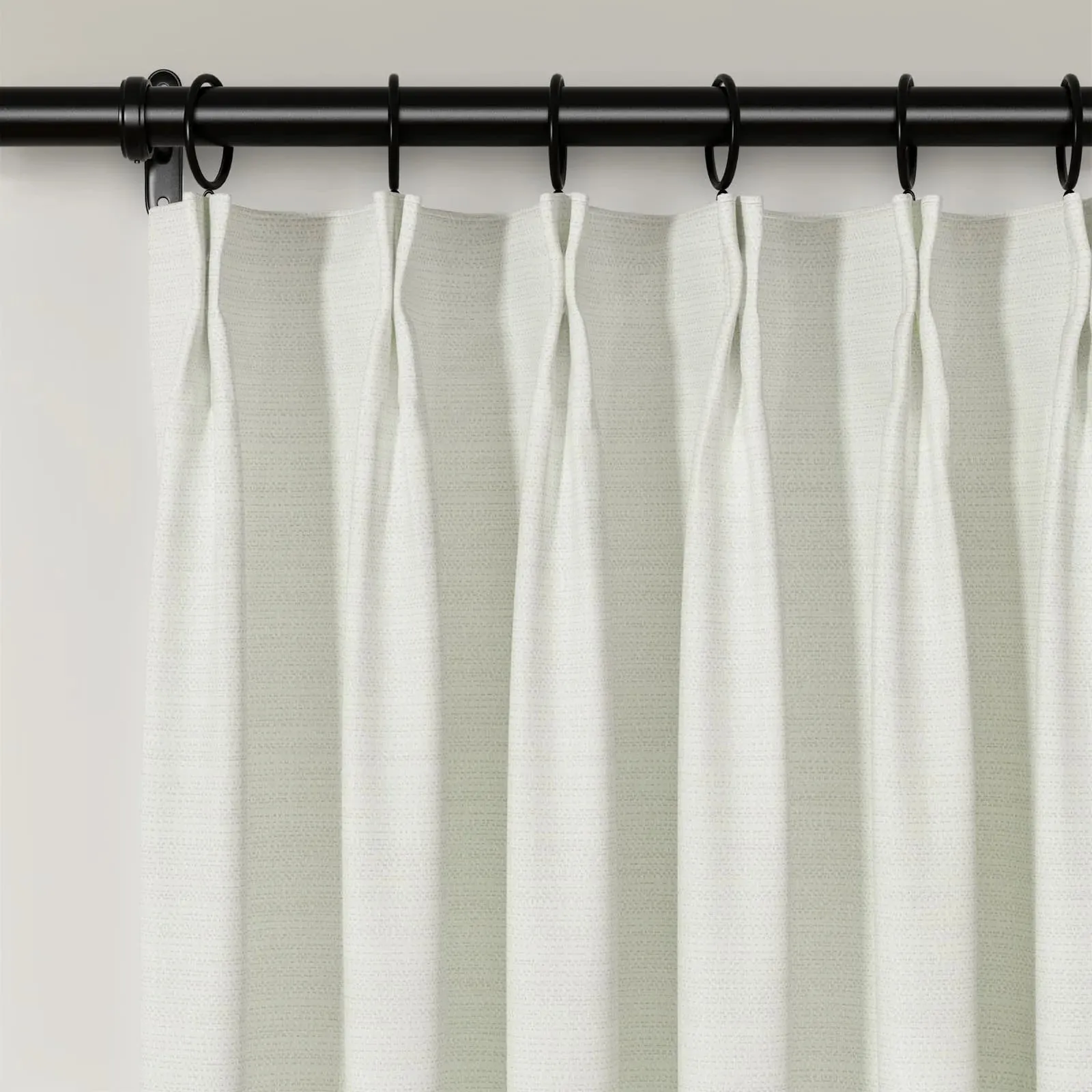 Lydia Diamond Jacquard Curtain Pleated