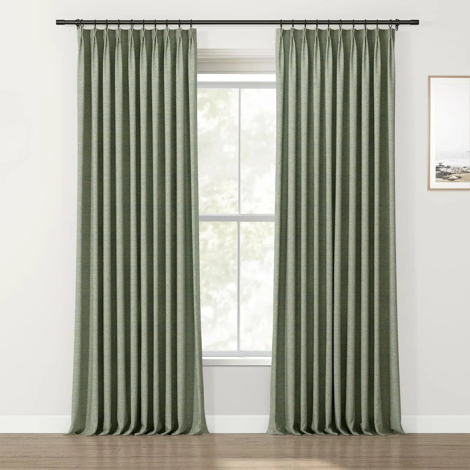 Lydia Diamond Jacquard Curtain Pleated