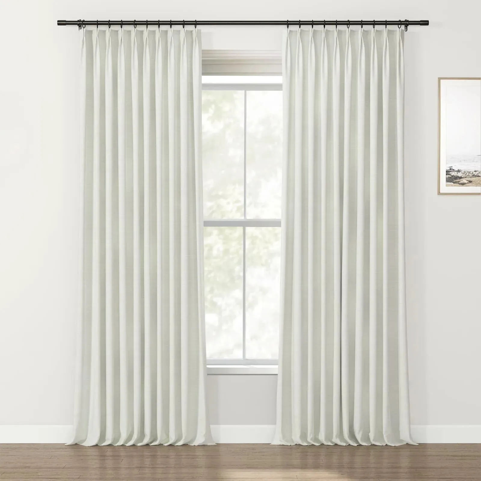 Lydia Diamond Jacquard Curtain Pleated