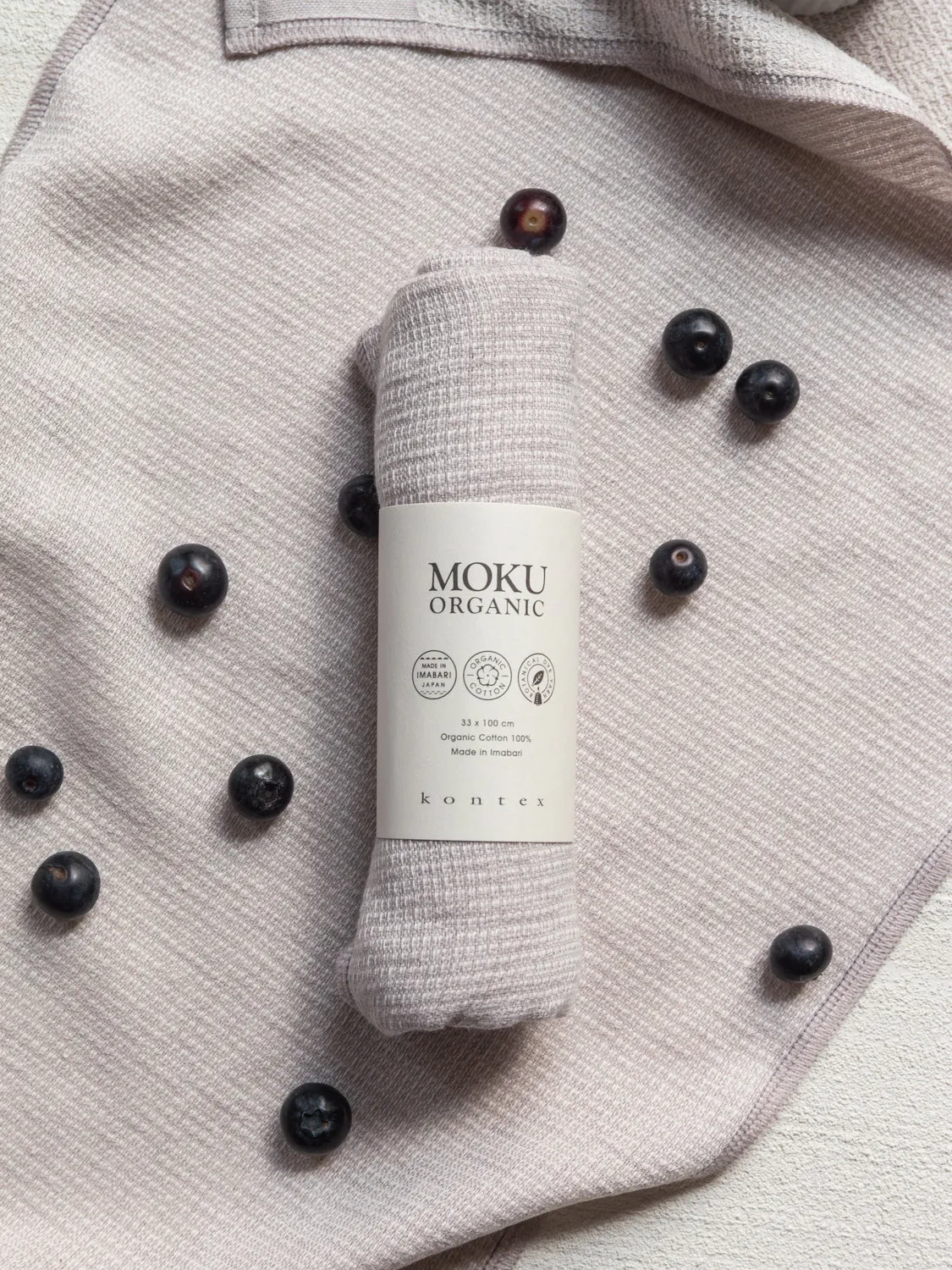 Moku Organic Towel, Blueberry