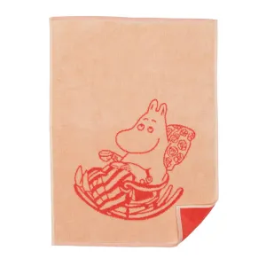 Moominmamma GOTS Hand Towel 50x70cm Peach - Moomin Arabia