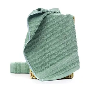 Mush Bamboo Hand Towels Set of 2 | 100% Bamboo Gym Towel for Men/Women Workout | Ultra Soft, Absorbent & Quick Dry Towel for Gym, Travel, Sports and Yoga | 40 x 60 cms | 600 GSM (Olive Green)