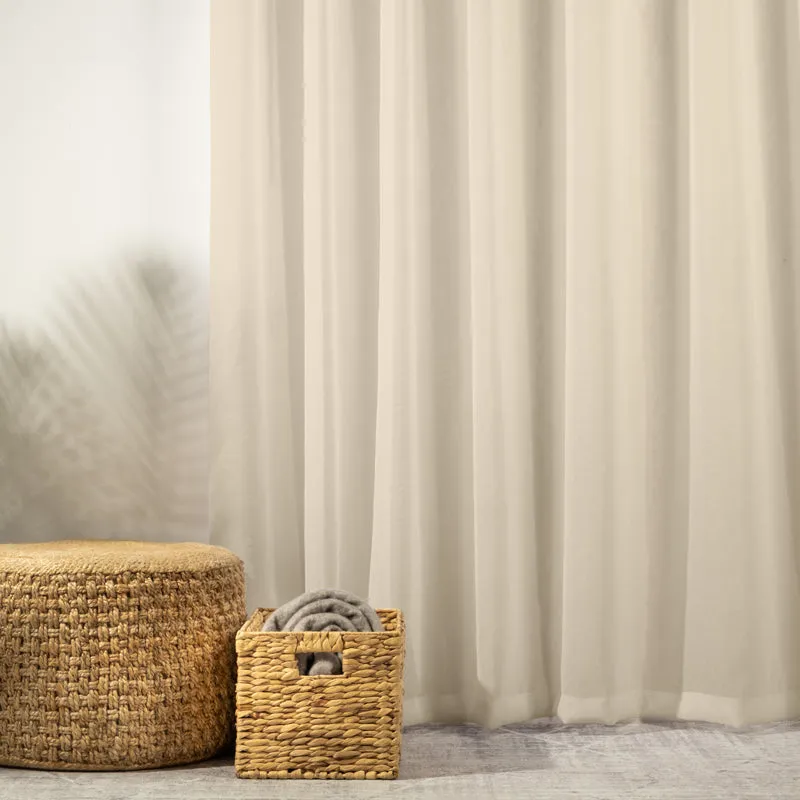 Nest Capri Eyelet Sheer Curtain - Natural