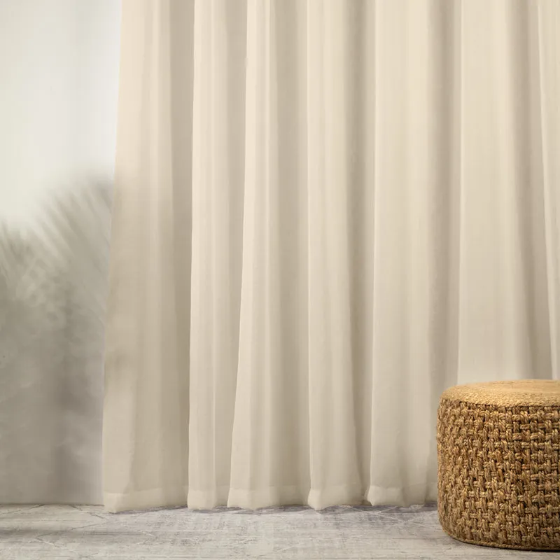 Nest Capri Eyelet Sheer Curtain - Natural