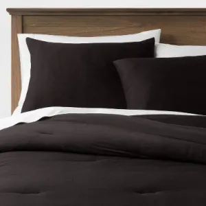 New - Threshold Sateen Comforter Set Quilted Year-Round Comfort