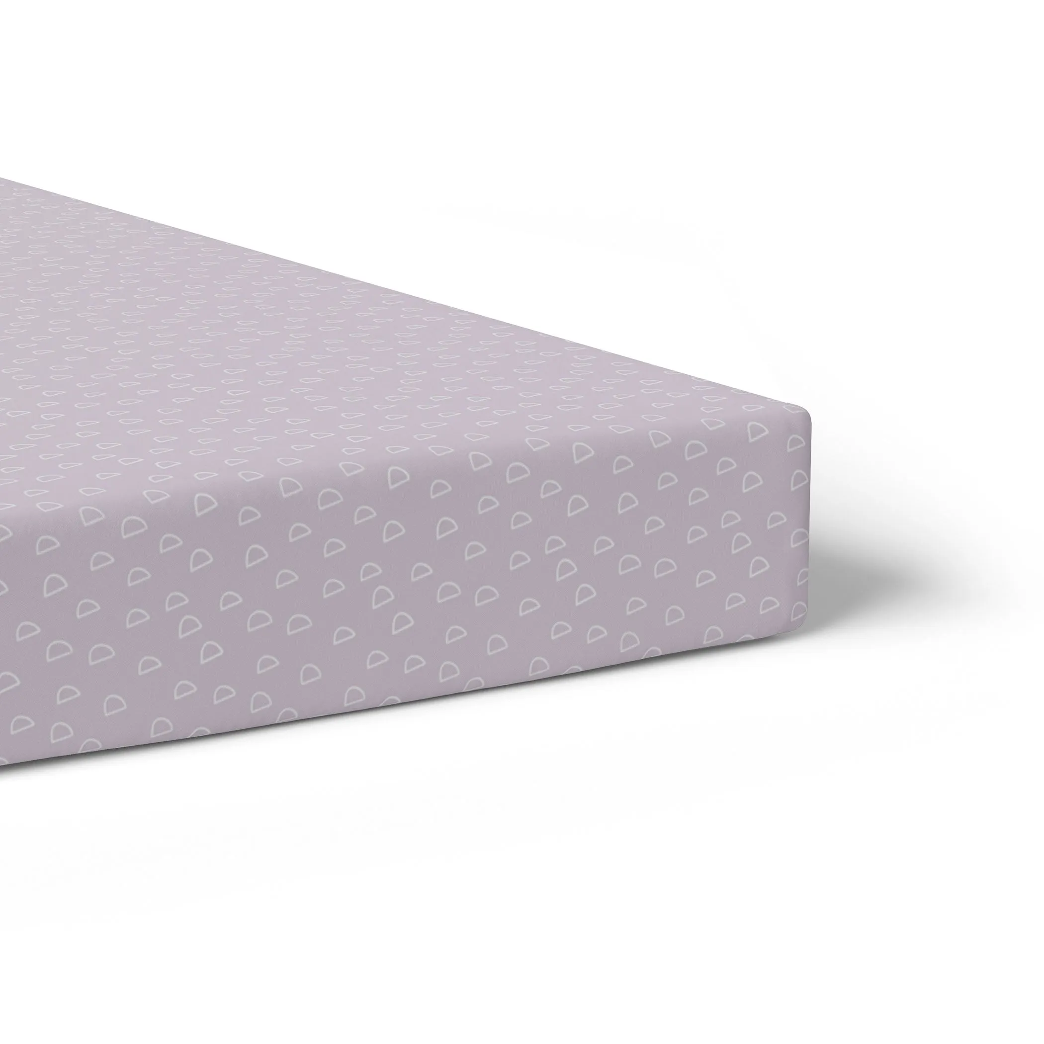 Nordic 2pk Jersey Cot Fitted Sheets Peach/Lilac