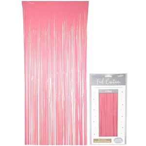 Pastel Pink Door Curtain