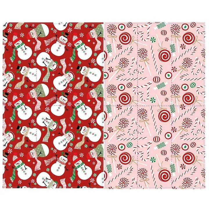 Peppermint Party Reversible Microfiber Towel