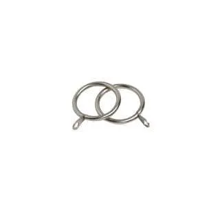 Pristine Curtain Rings - Silver