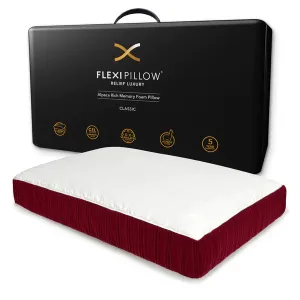 Relief Luxury Classic Gel Infused Memory Foam/ Alpaca  Pillow by Flexi Pillow