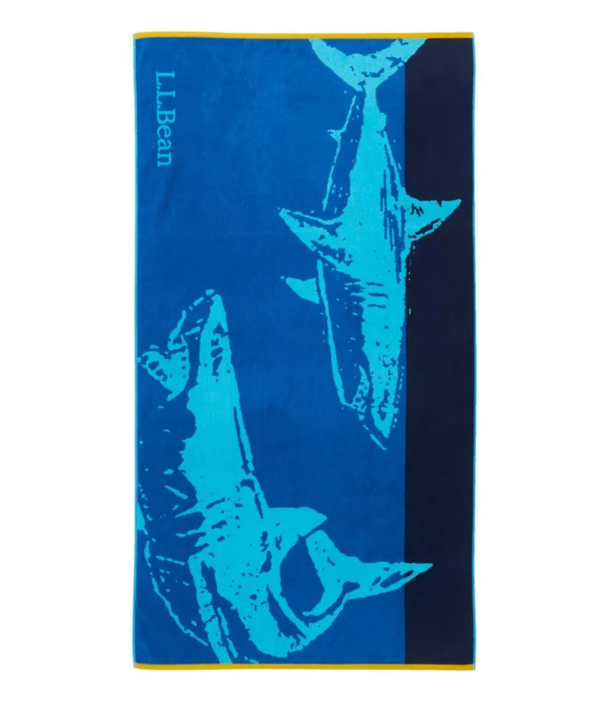 Seaside Beach Towel, Shark