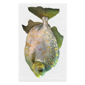 Silver Fish with Specs Rally Towel, 11x18