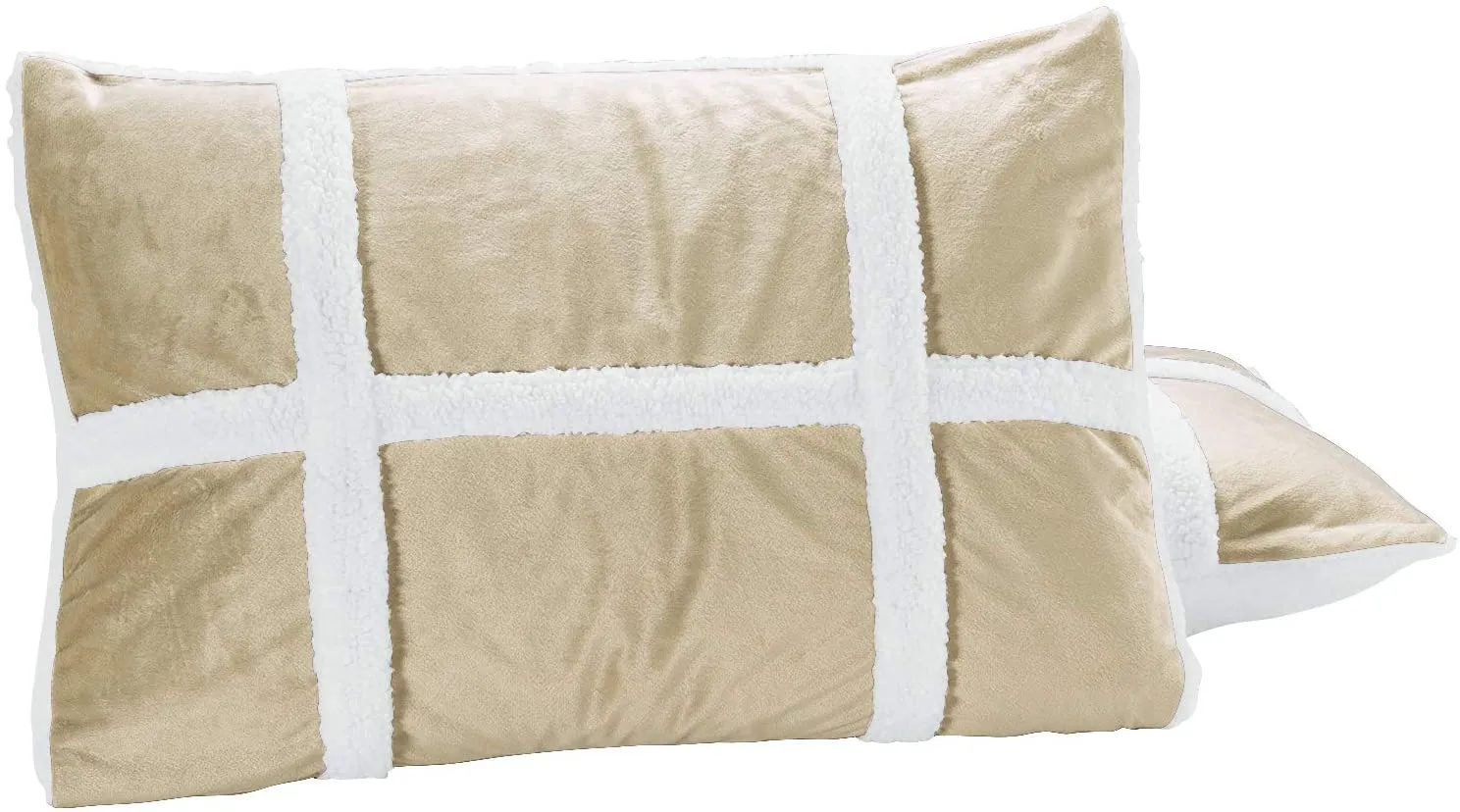 Softest Coziest Sherpa Premium Quality Down Alternative Micro-Suede 3 pcs Reversible Comforter Set