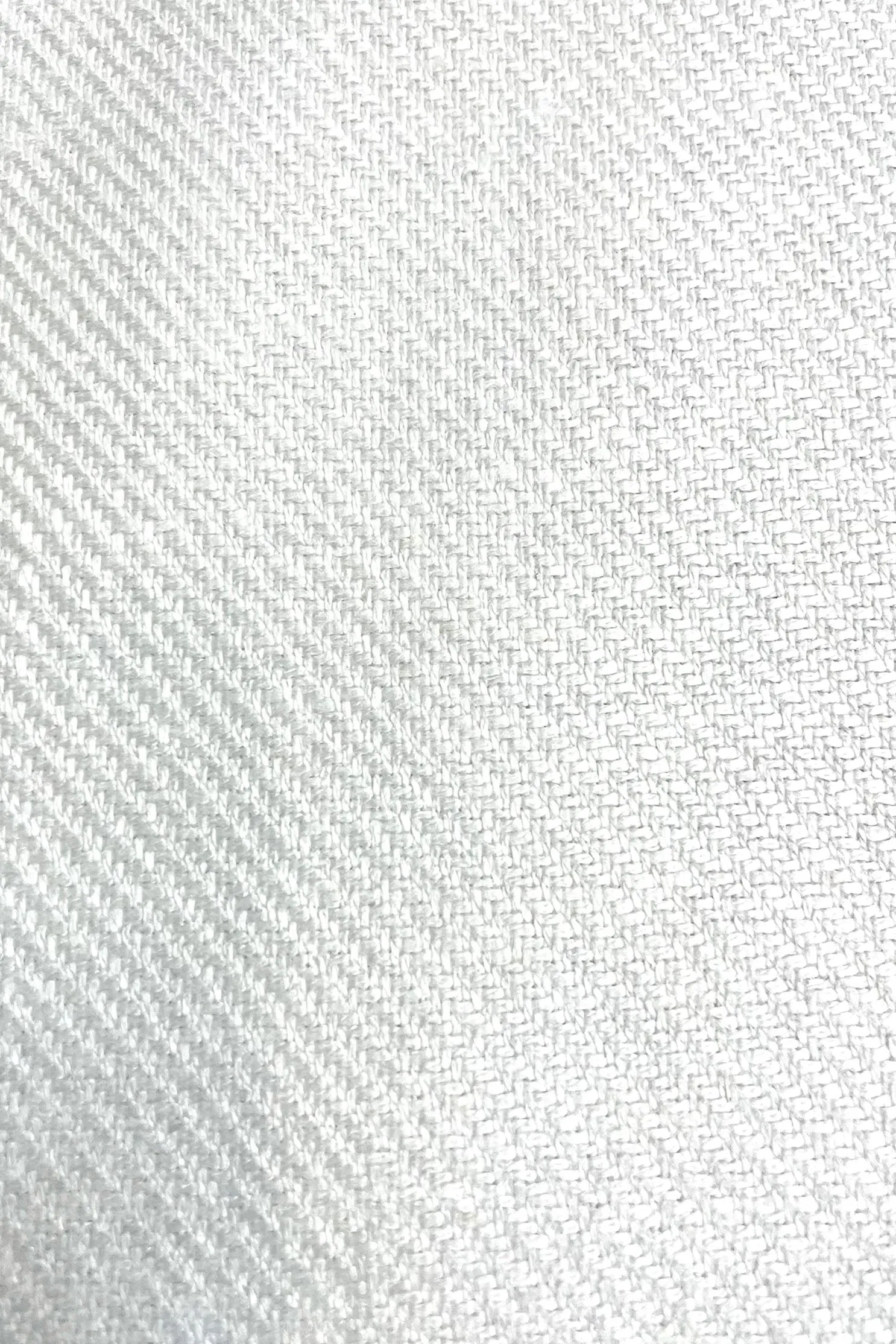 White Upholstery Twill Linen