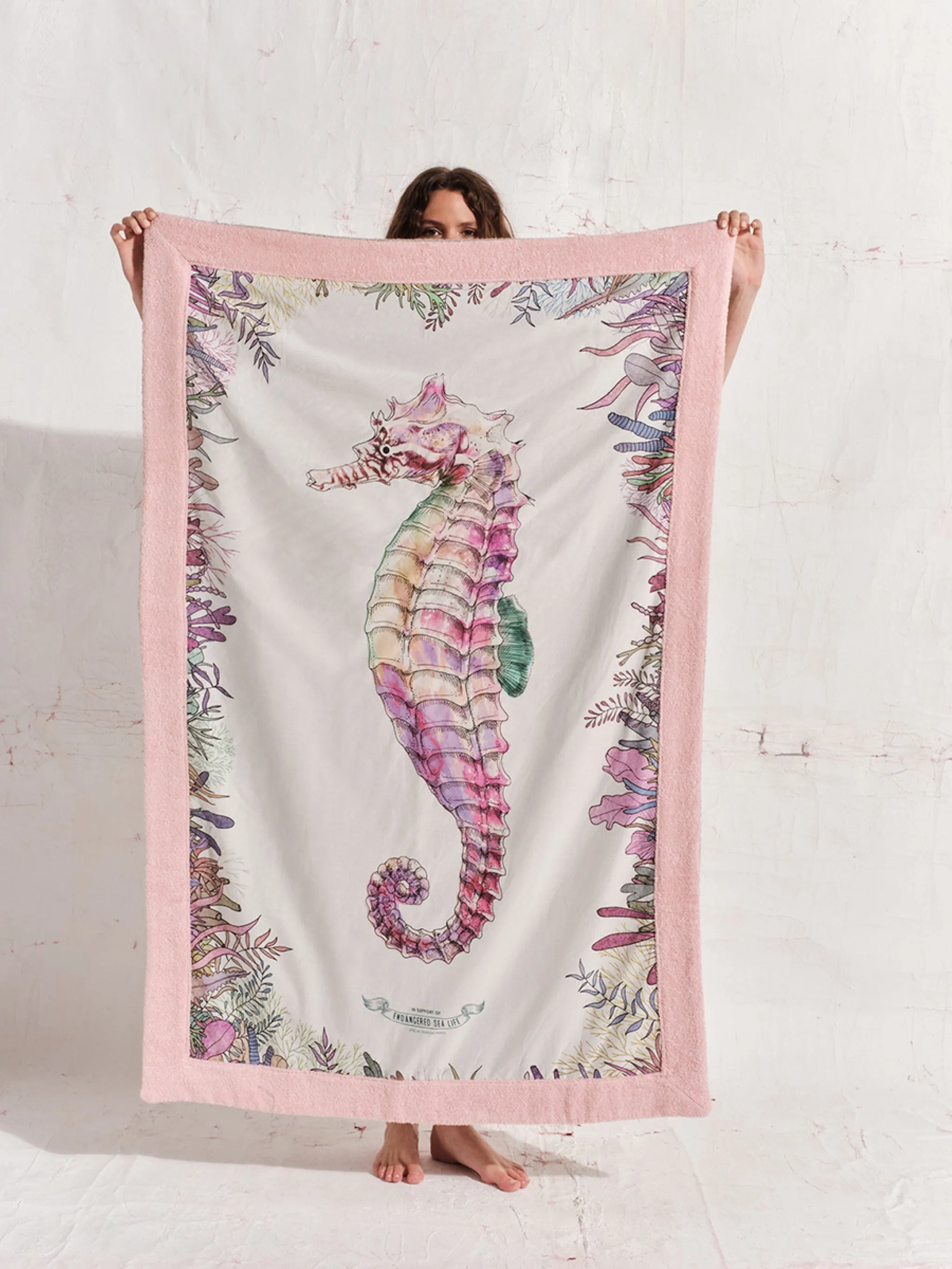 WWF Seahorse | Signature Beach Towel