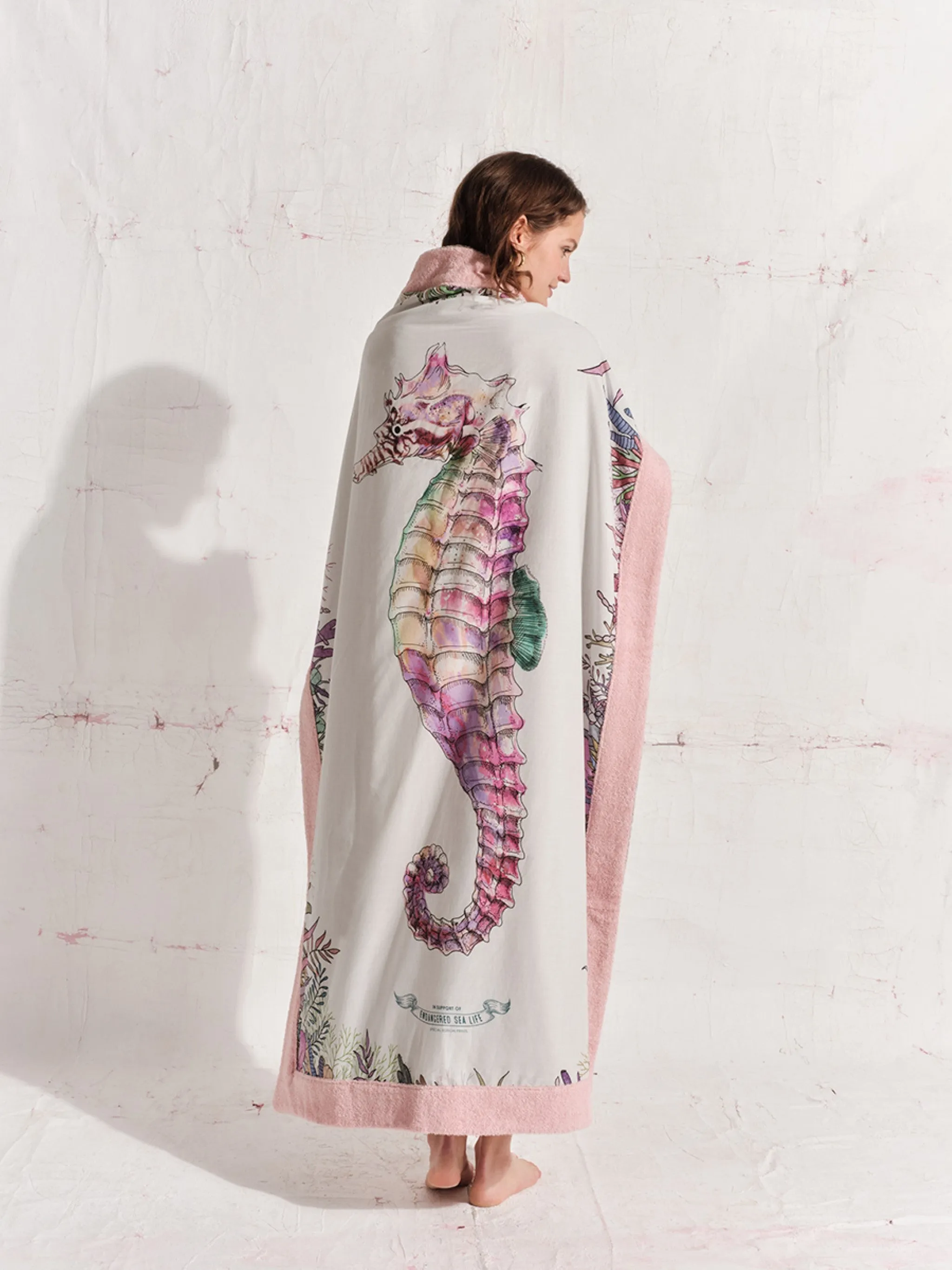 WWF Seahorse | Signature Beach Towel