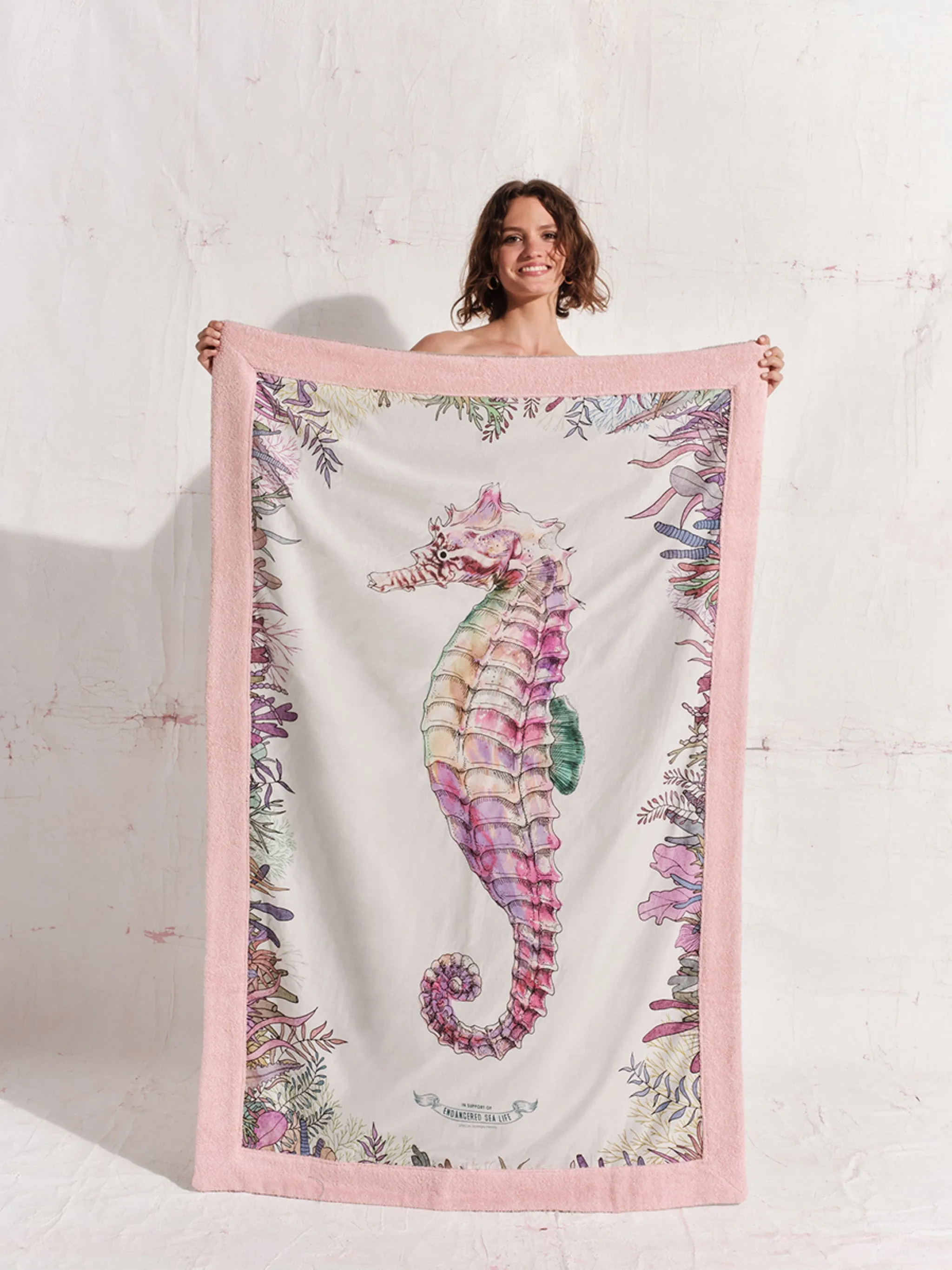 WWF Seahorse | Signature Beach Towel