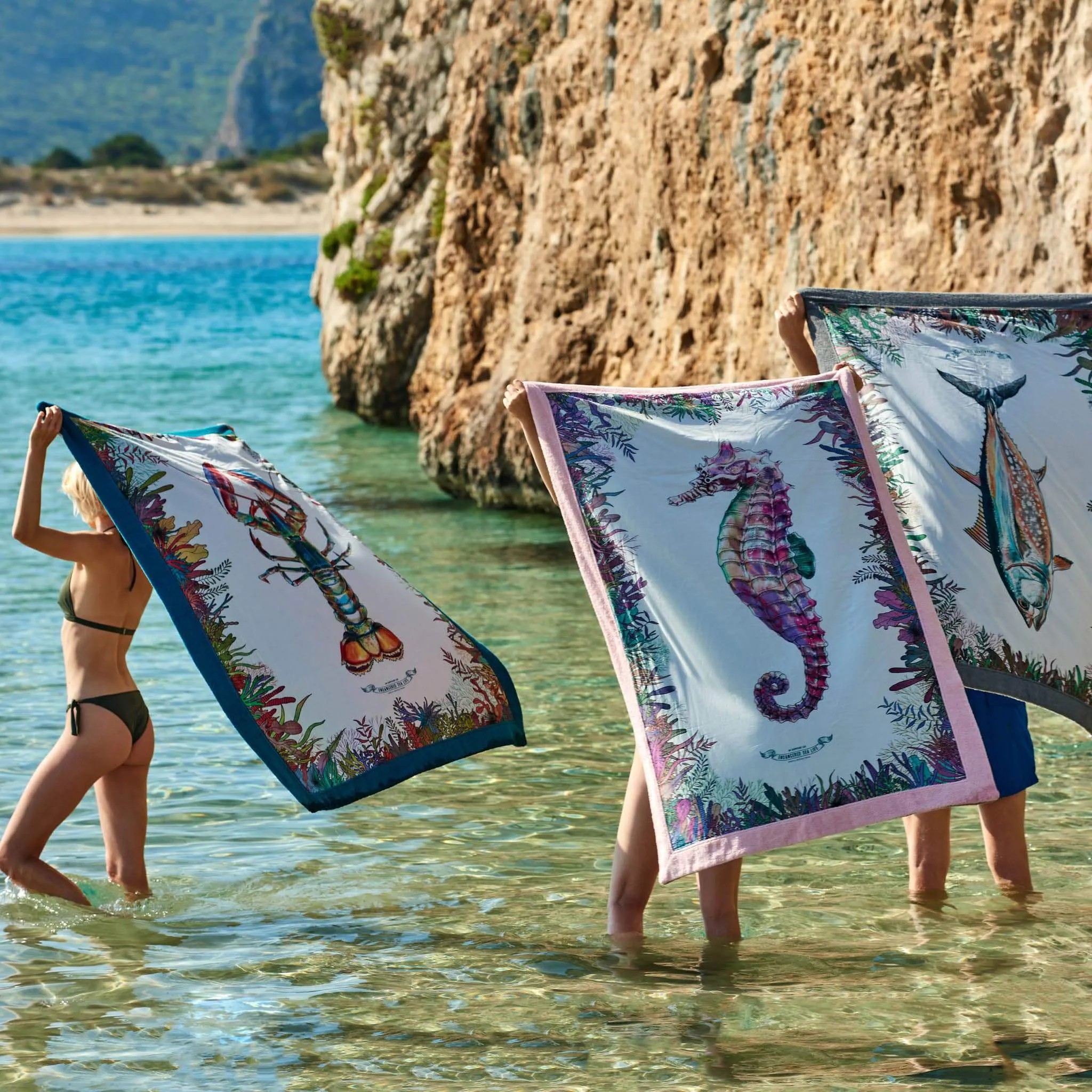 WWF Seahorse | Signature Beach Towel